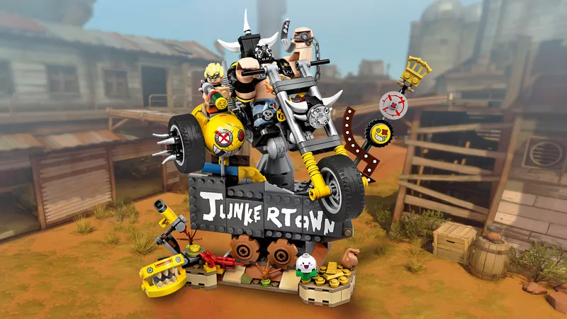 Der Junkertown Bausatz mit Junkrat und Roadhog